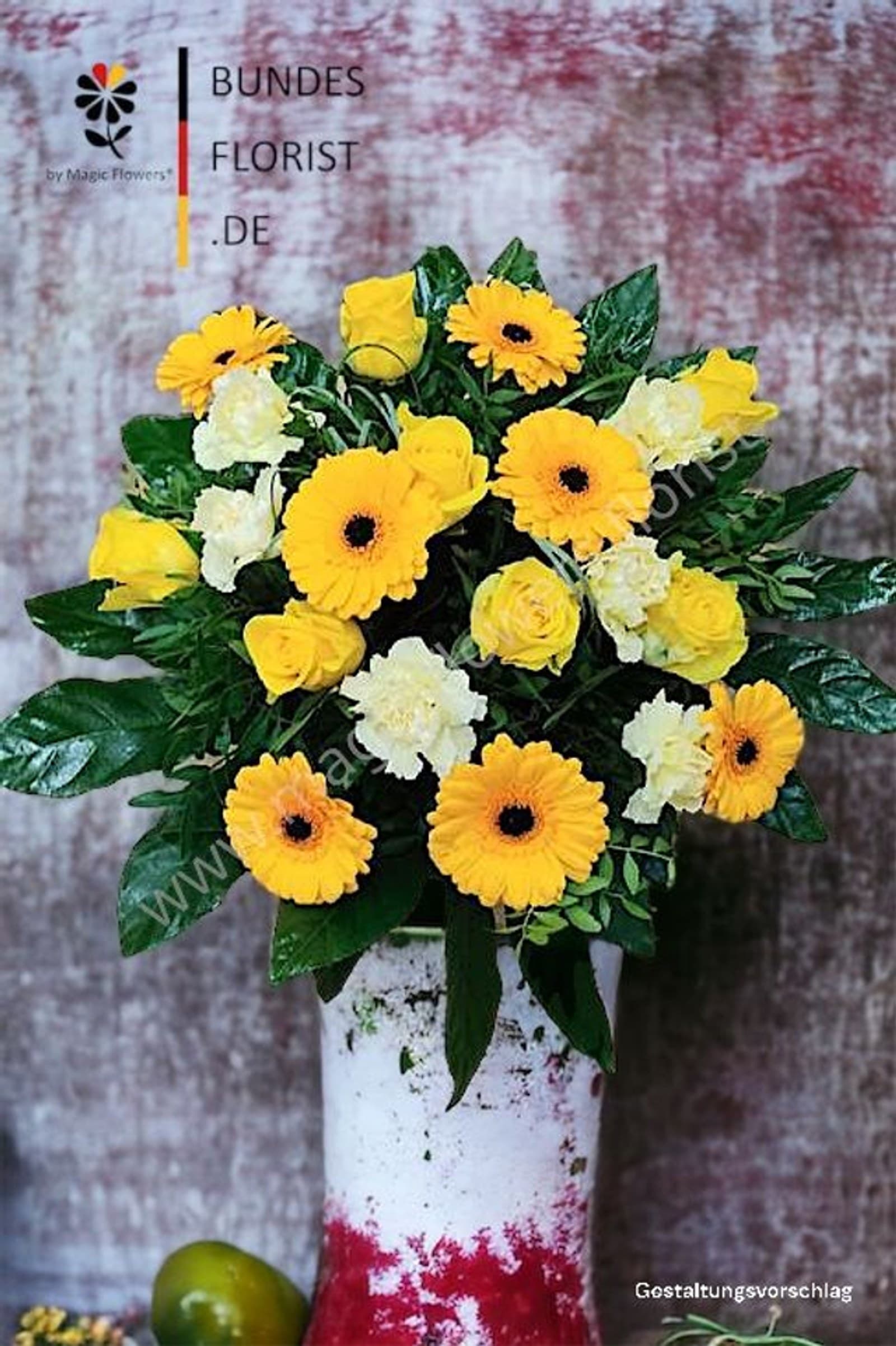Blumenstrauß „Goldener Sonnenschein“