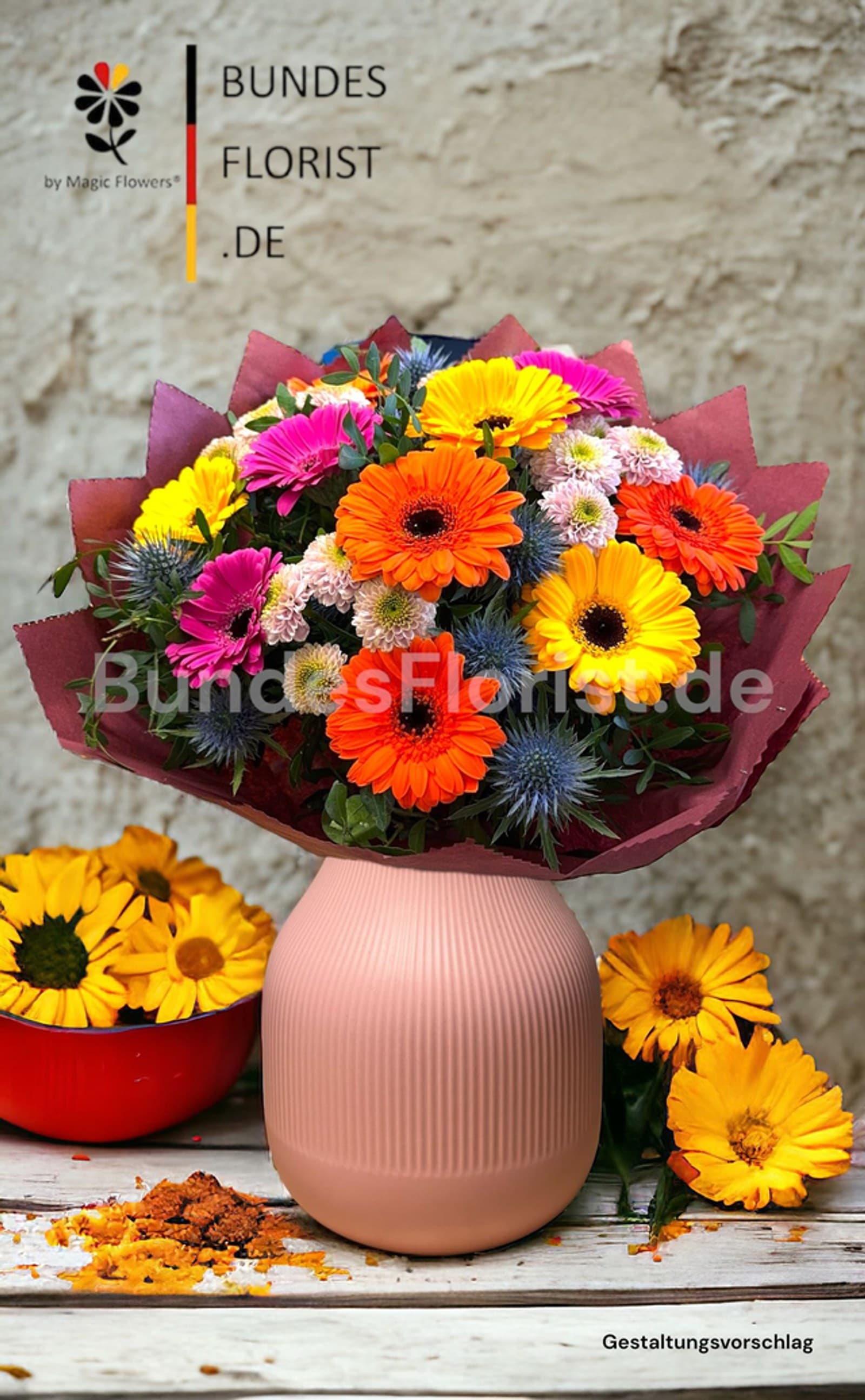 Blumenstrauß „Harlekin“
