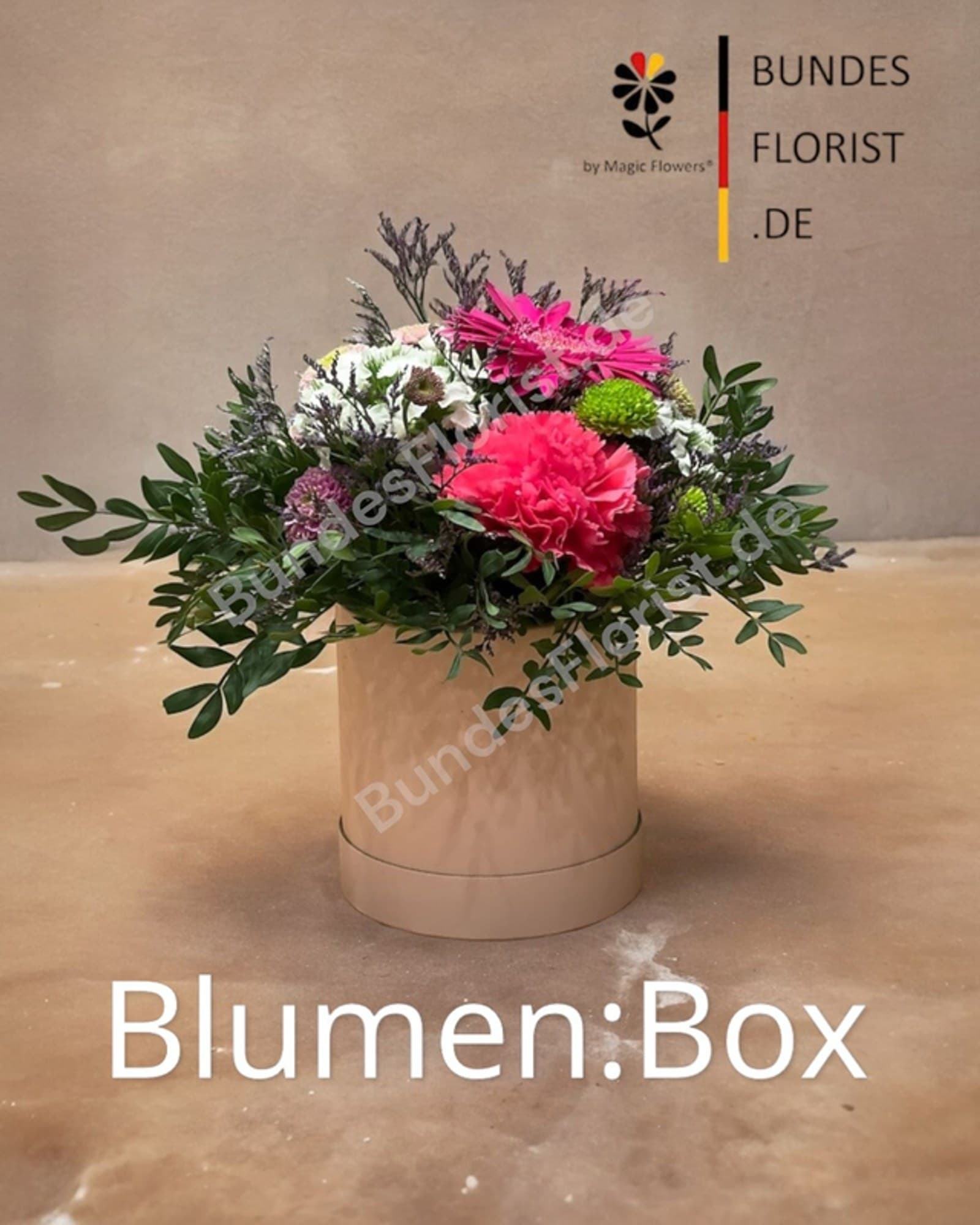 Blütenzauber:Box (Blumengesteck)