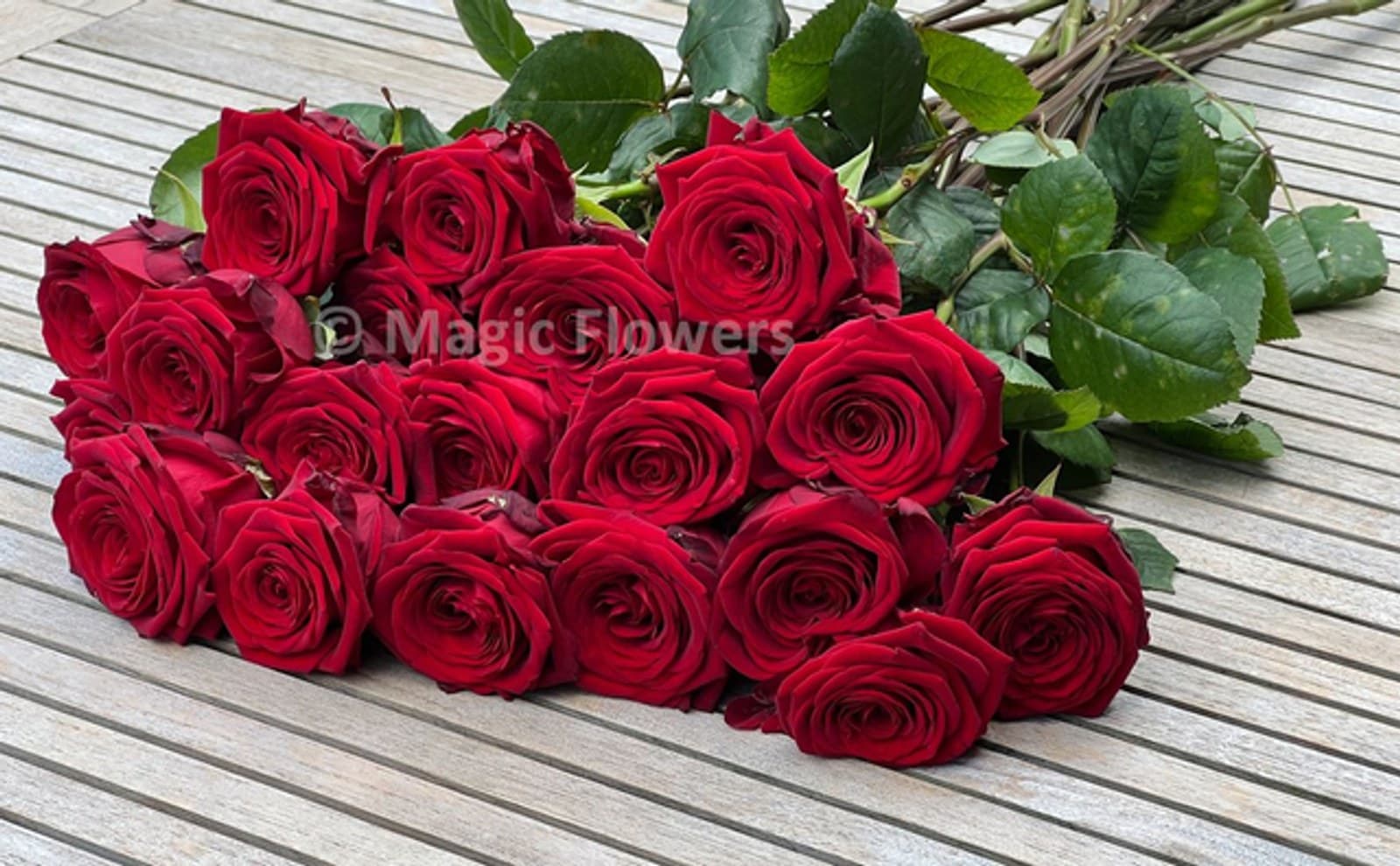 Langstielige Rosen - Menge & Farbe wählbar