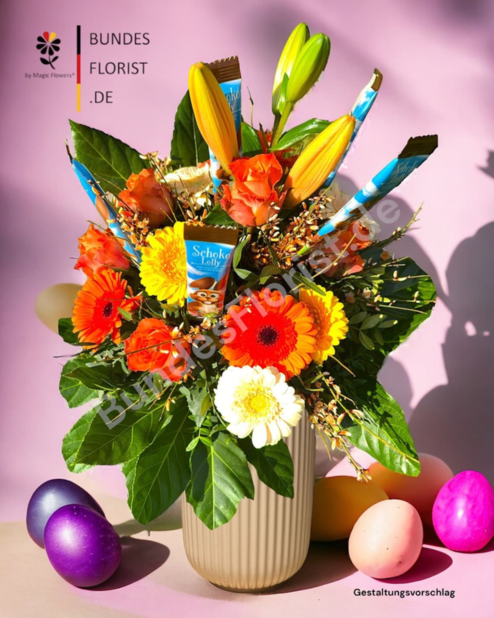 Osterstrauß „Lolli“ (nur zu Ostern erhältlich)